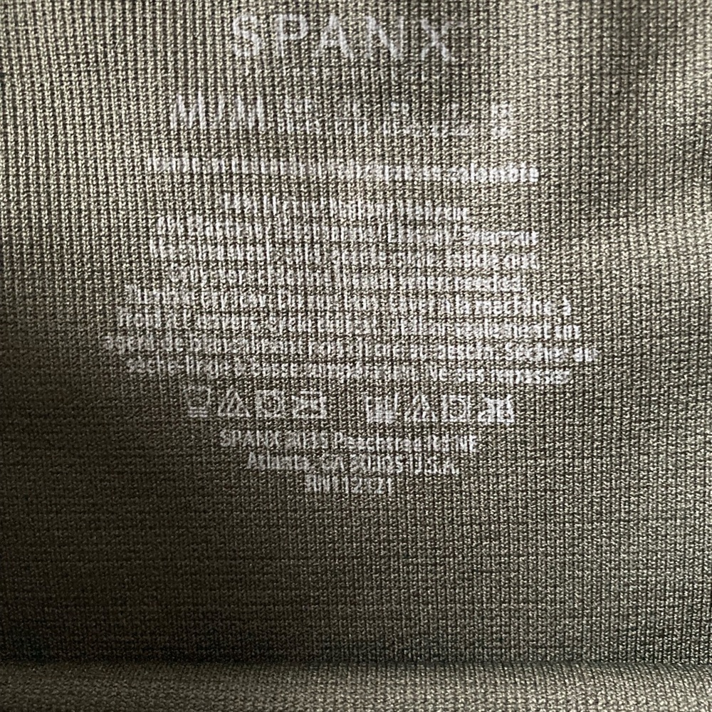 SPANX NWT Look at Me‎ Now Leggings | Green Camo | Seamless | size medium - Picture 5 of 6